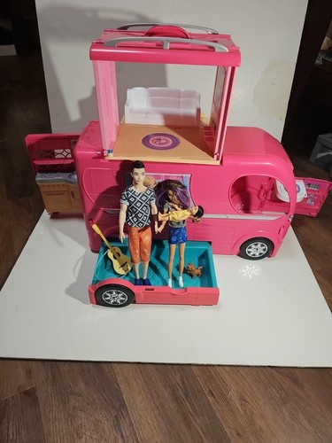 Barbie pop motor home pink - barbie, up