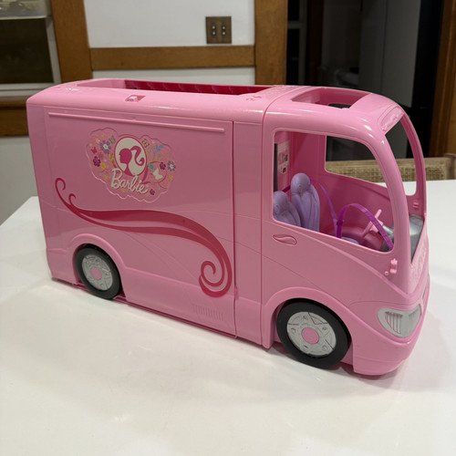 Vintage 2008 barbie camper - camper, van